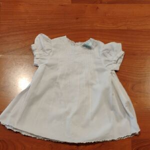 White Casual Sleeveless Dress Vintage with Ruffled Neckline